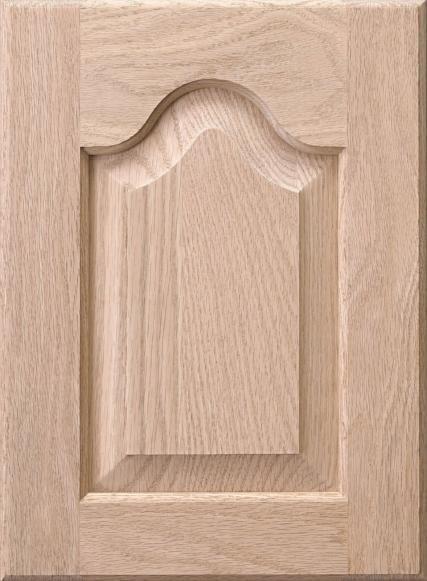 Red Oak Concord Raised Cathedral Custom Cabinet Doors