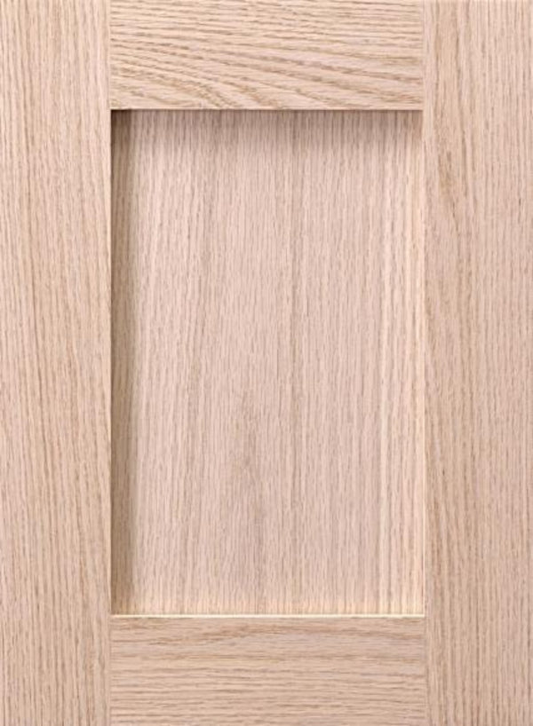 Red Oak Wilmington Shaker Custom Cabinet Doors