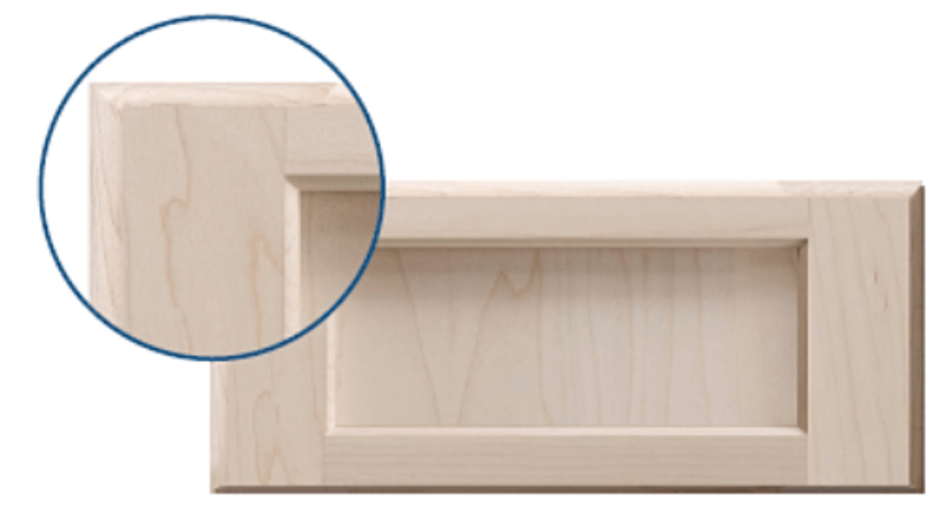 Wilmington Recess Panel Custom Cabinet Drawer Fronts - Cabinet Doors 'N' More