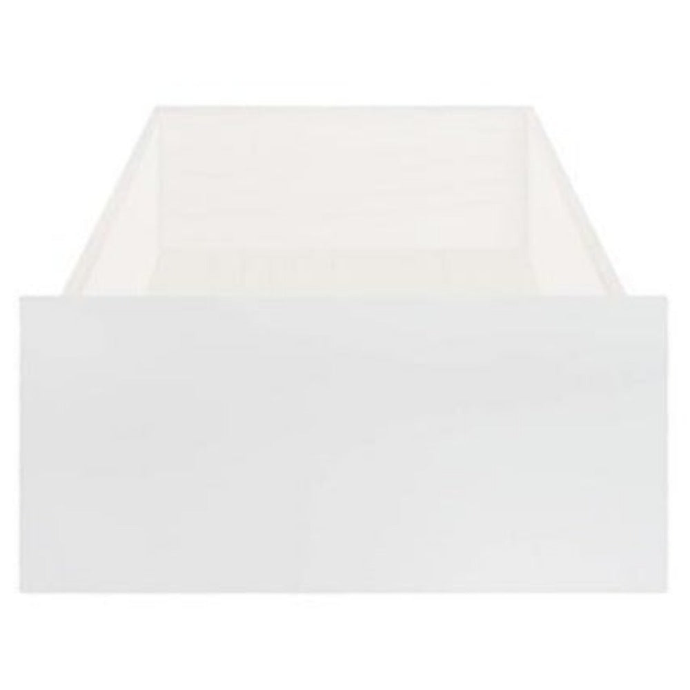 Slab white textured matte drawer front