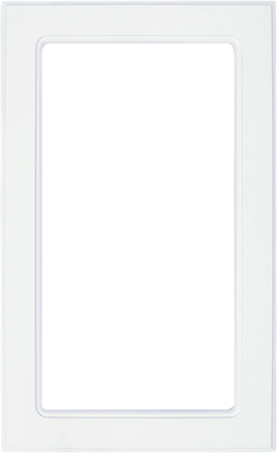 Naples White RTF Mullion Custom Cabinet Door - 1 lite/frame only - Cabinet Doors 'N' More