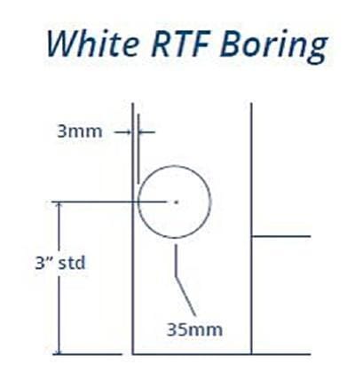 Boca Thermofoil Shaker Mullion Custom Cabinet Doors - 1 lite/frame only Cabinet Door Cabinet Doors 'N' More