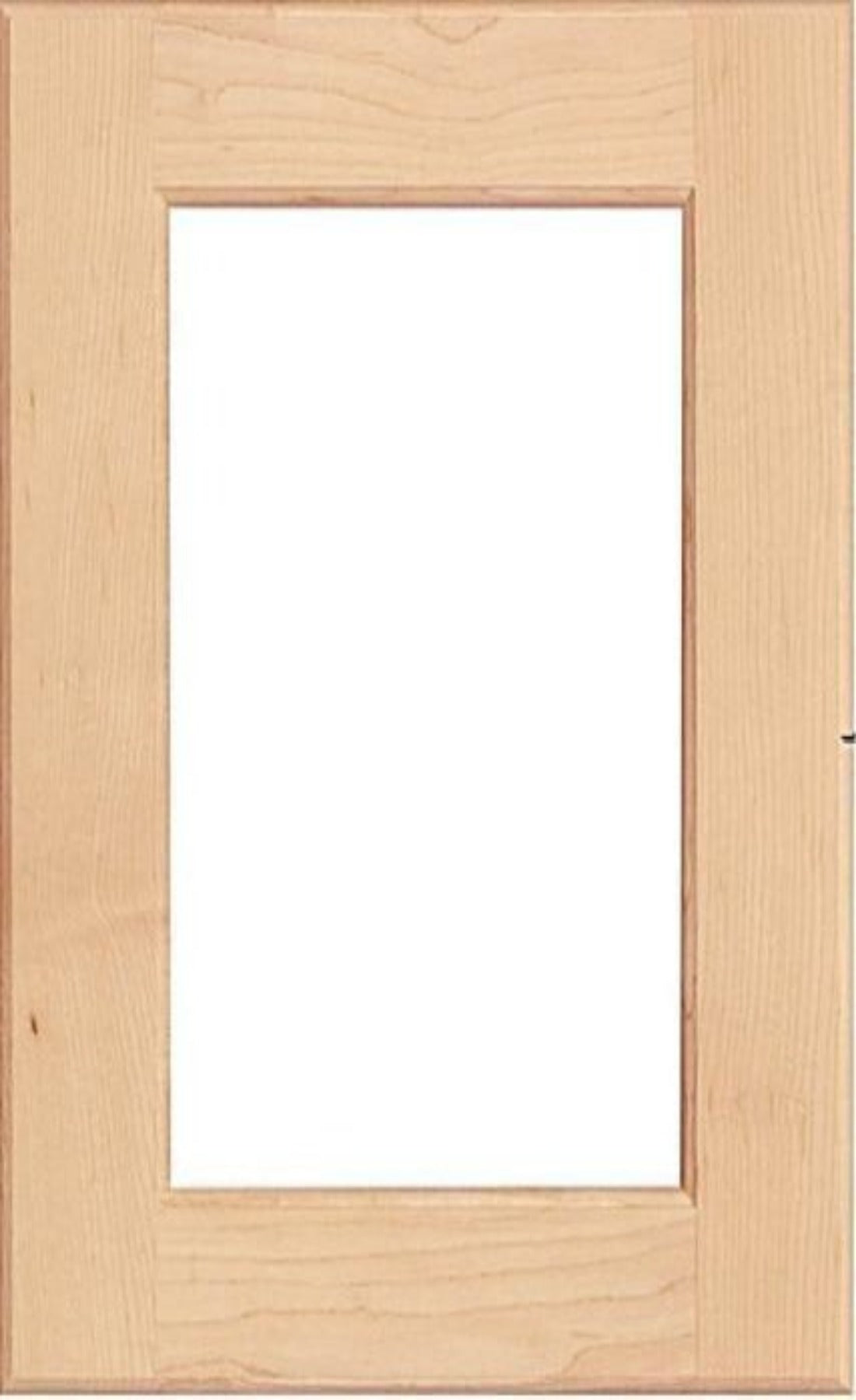 Mullion hard maple door