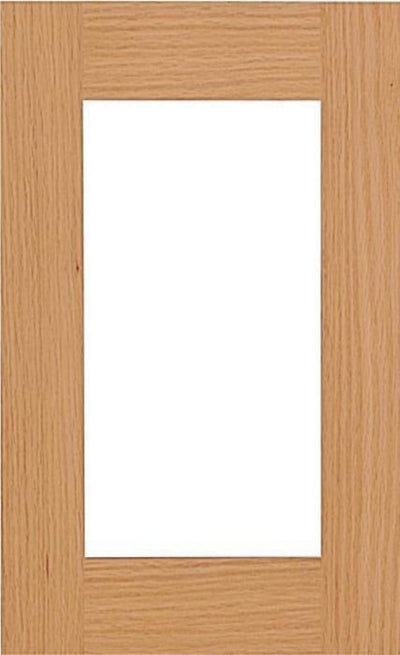 Wilmington Shaker Mullion Custom Cabinet Doors - 1 lite/frame only - Cabinet Doors 'N' More