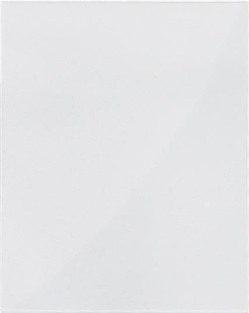 Slab white smooth satin door