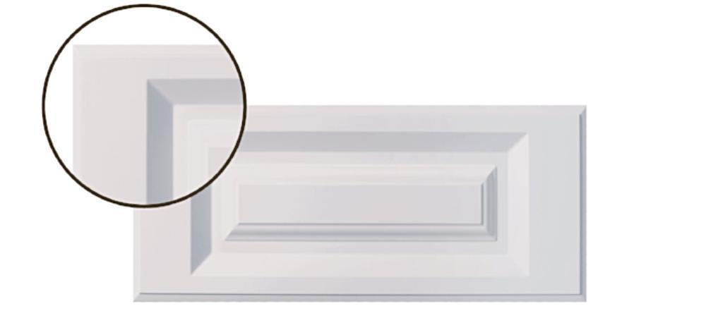Daytona White RTF Raised Square Custom Cabinet Drawer Fronts - Cabinet Doors 'N' More