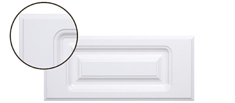 Naples White RTF Raised Square Custom Cabinet Drawer Front - Cabinet Doors 'N' More