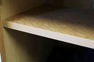 Replacement Kitchen Cabinet Shelving - 36" W / Base Cabinets / Plywood/Maple