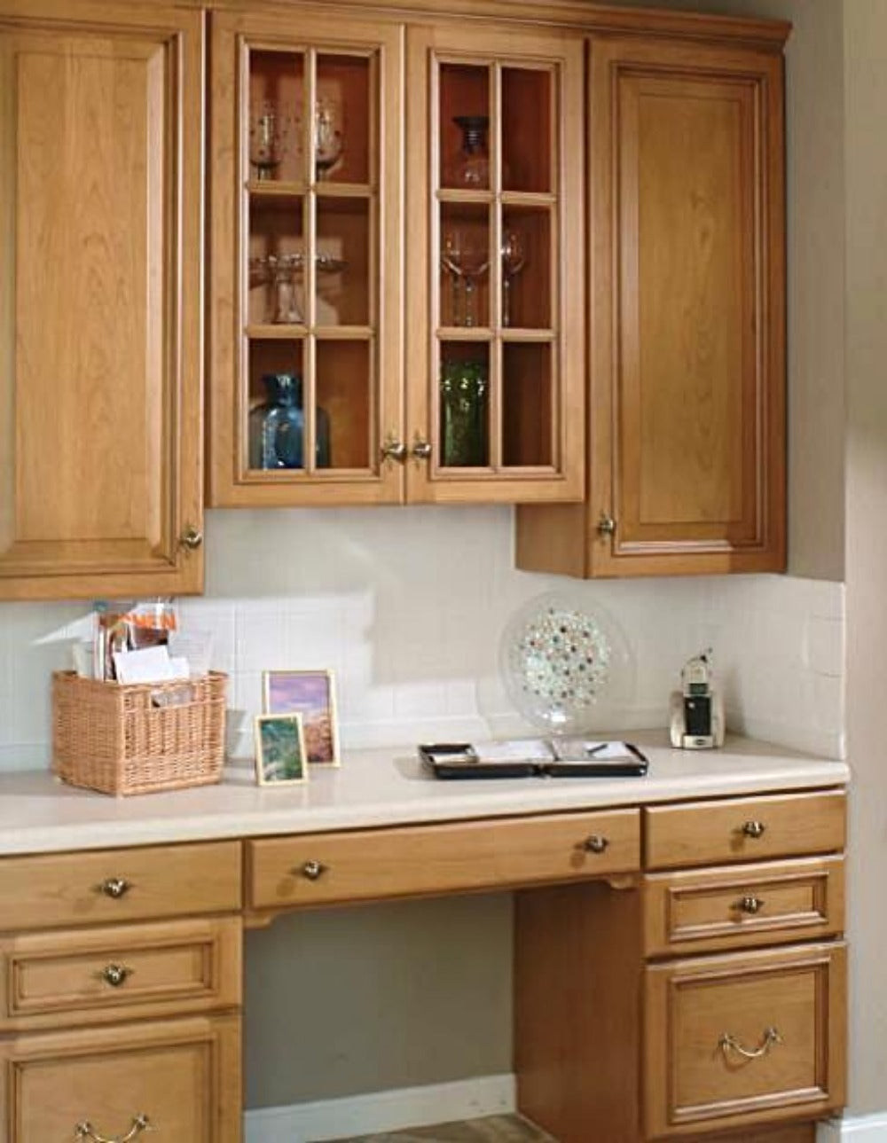 Square Mullion Cabinet Door with Clear Glass - Homecrest