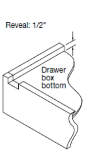 Replacement Cabinet Drawer Box 10 1/2