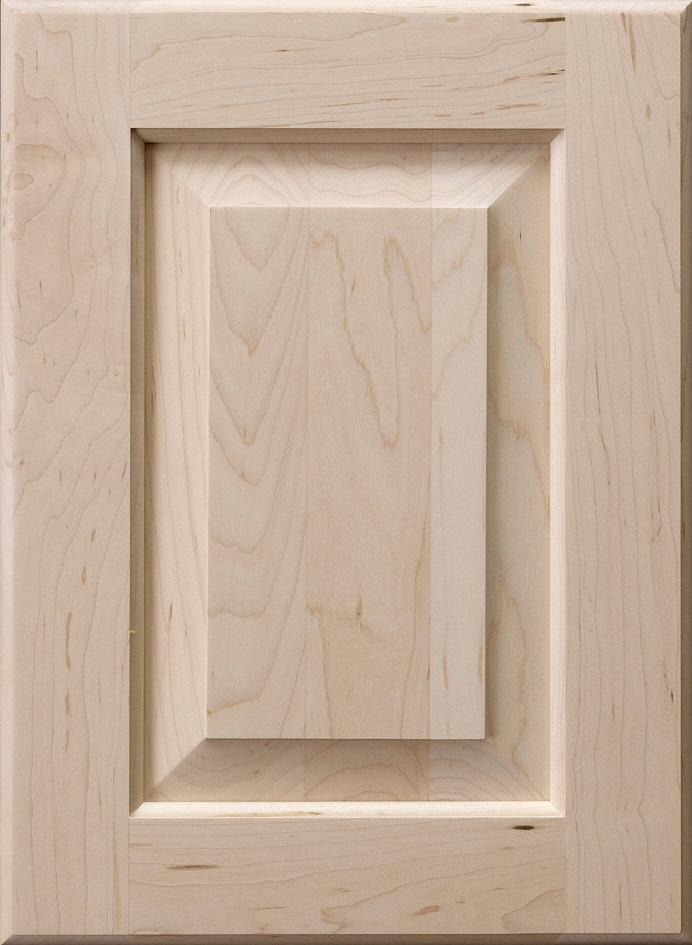 Raised panel hard maple door