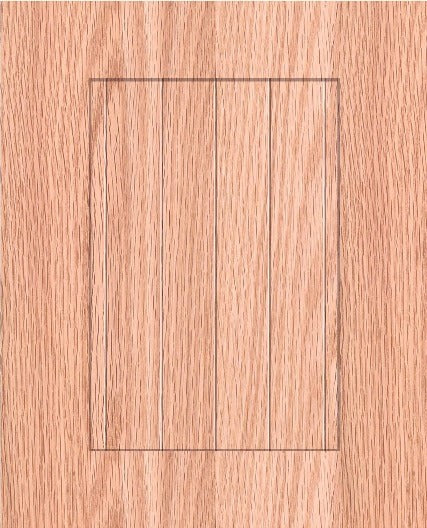 Kitchen and Bath Cabinet Door Samples Cabinet Doors 'N' More Belmont Shaker Red Oak