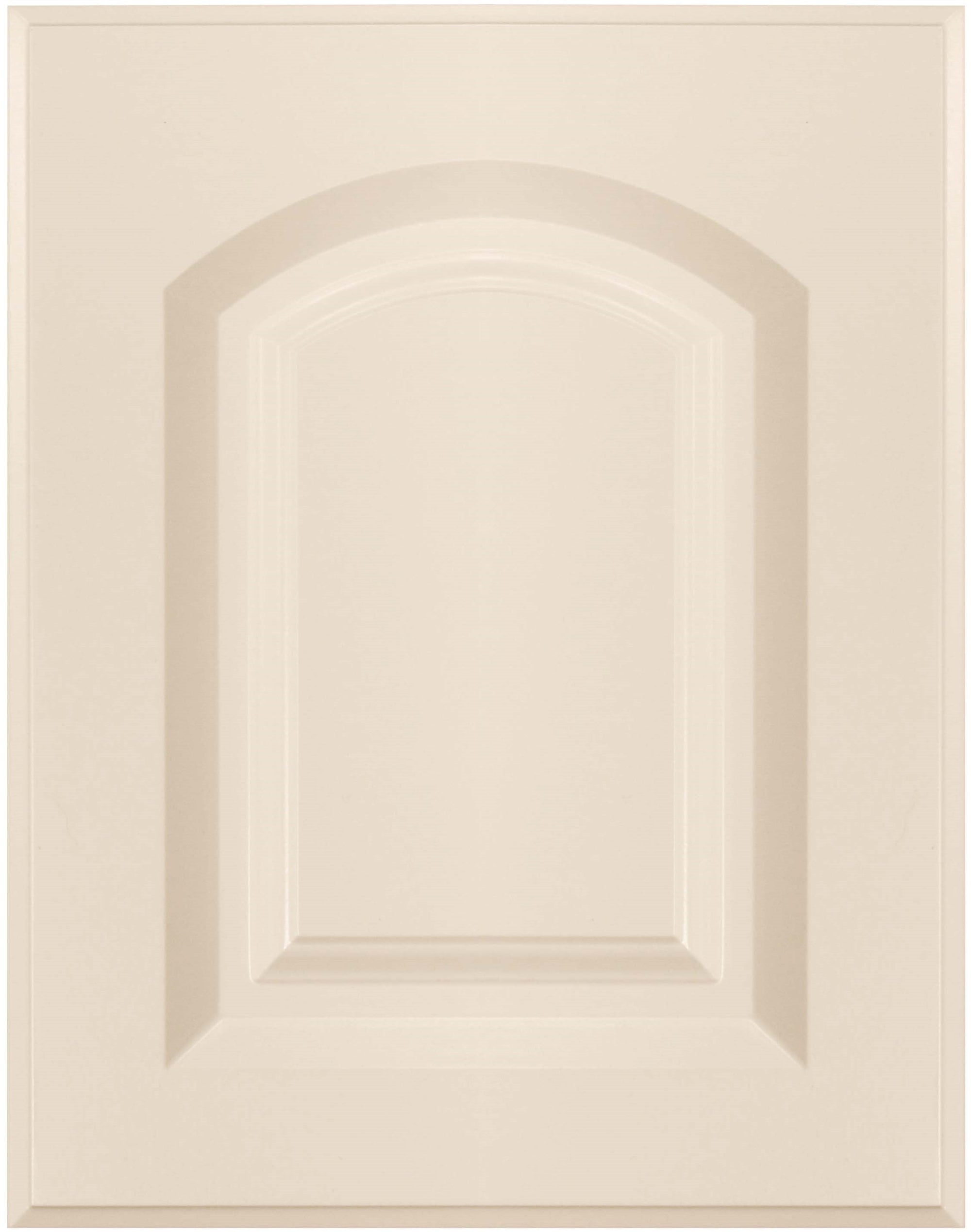 Daytona Thermofoil Raised Arch Custom Cabinet Doors Cabinet Door Cabinet Doors 'N' More Antique White RTF