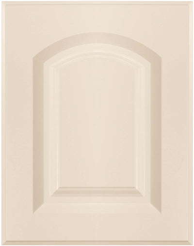 Daytona Thermofoil Raised Arch Custom Cabinet Doors Cabinet Door Cabinet Doors 'N' More Antique White RTF