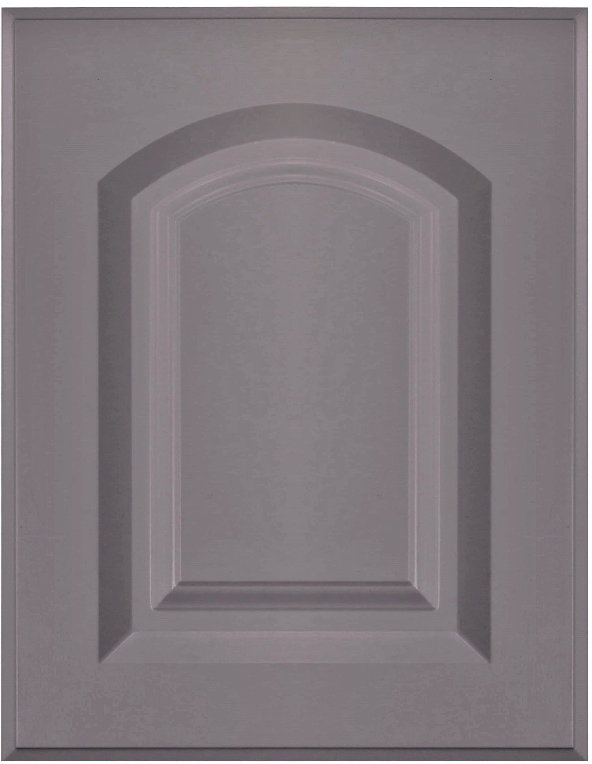 Daytona Thermofoil Smoke Grey Raised Arch Custom Cabinet Doors Cabinet Door - Cabinet Doors 'N' More