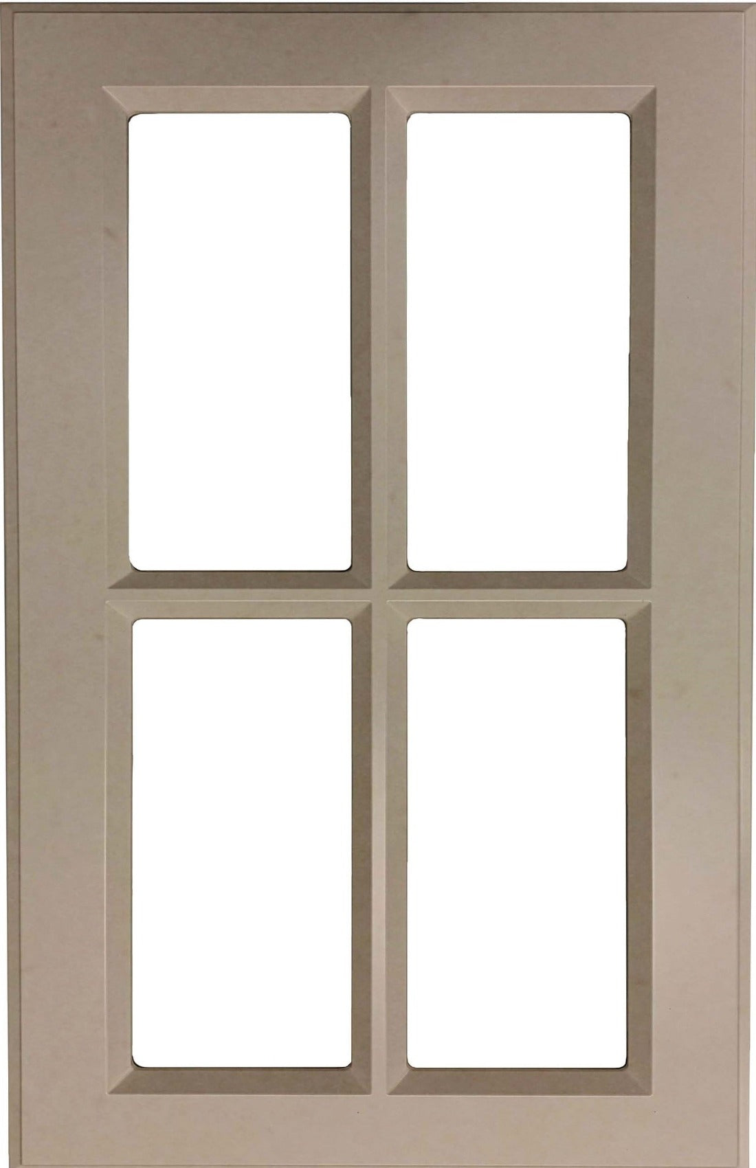 MDF Daytona Thermofoil Mullion Custom Cabinet Doors - 4 Lite