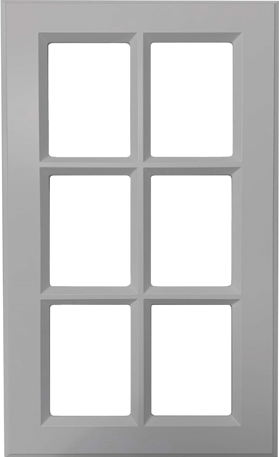 Custom Doors 6Panel Glass Square Beveled Panels