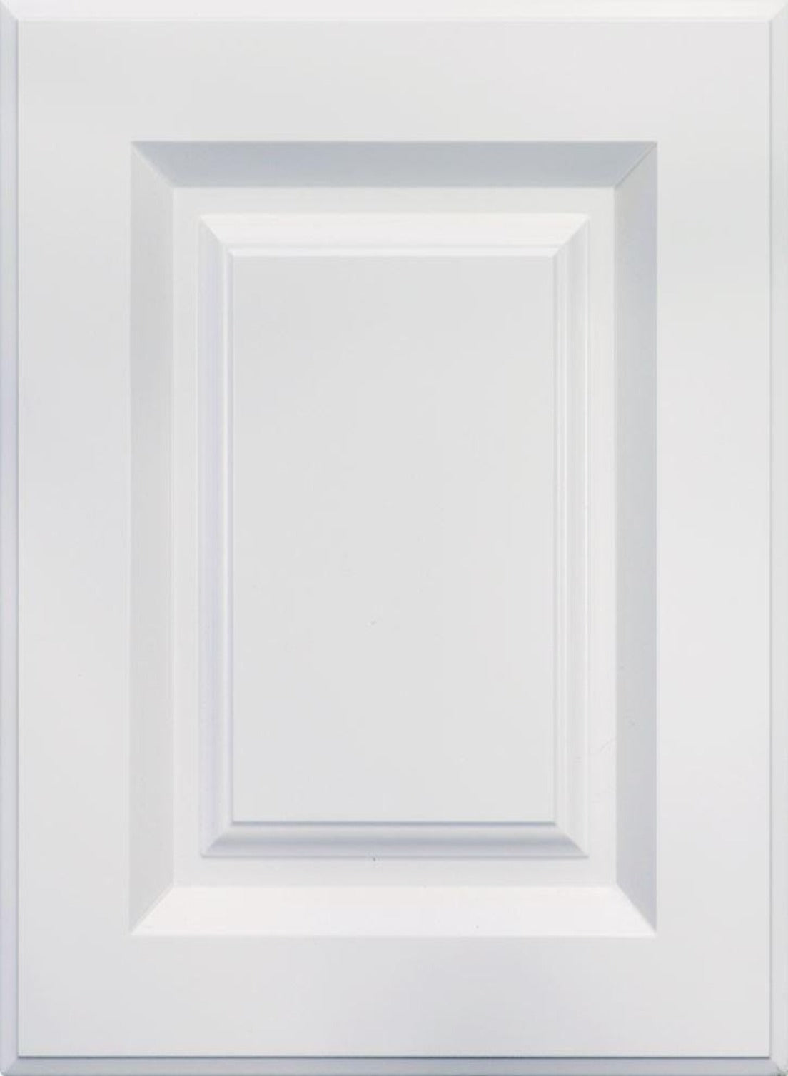 White Textured Matte Daytona Thermofoil Raised Square Cusotm Cabinet Doors