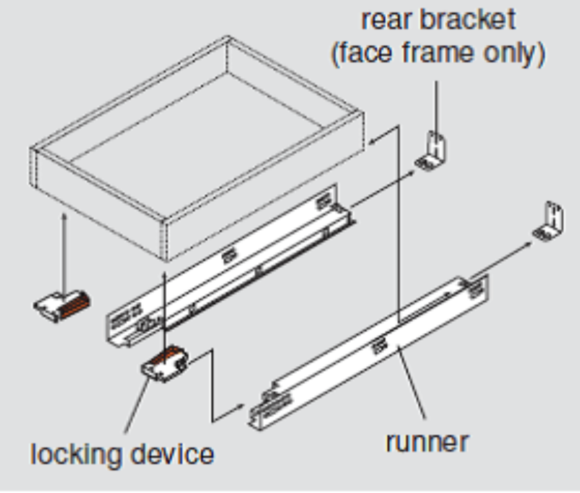Soft Close Undermount Drawer Glides Cabinet Doors N More