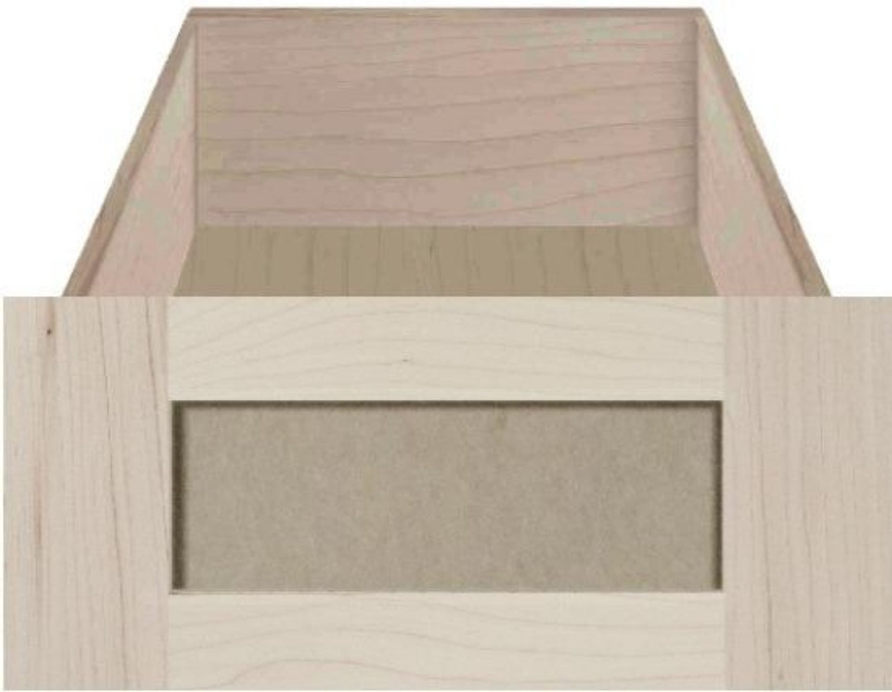 Shaker paint grade hard maple drawer front