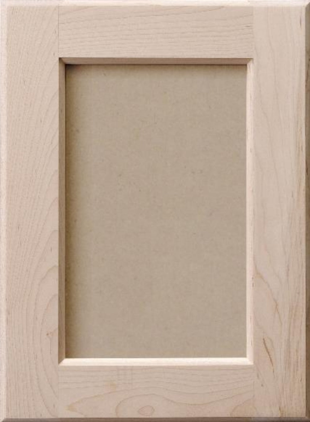 Paint Grade Hard Maple Wilmington Recess Panel Custom Cabinet Door