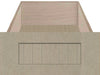 Belmont Beaded Shaker Custom Cabinet Drawer Fronts Drawer Front Cabinet Doors 'N' More MDF (Medium Density Fiberboard)