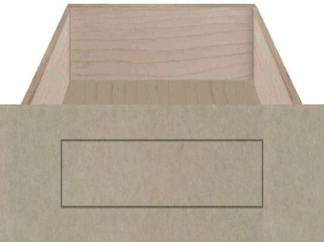 MDF Newton Shaker Custom Cabinet Drawer Front