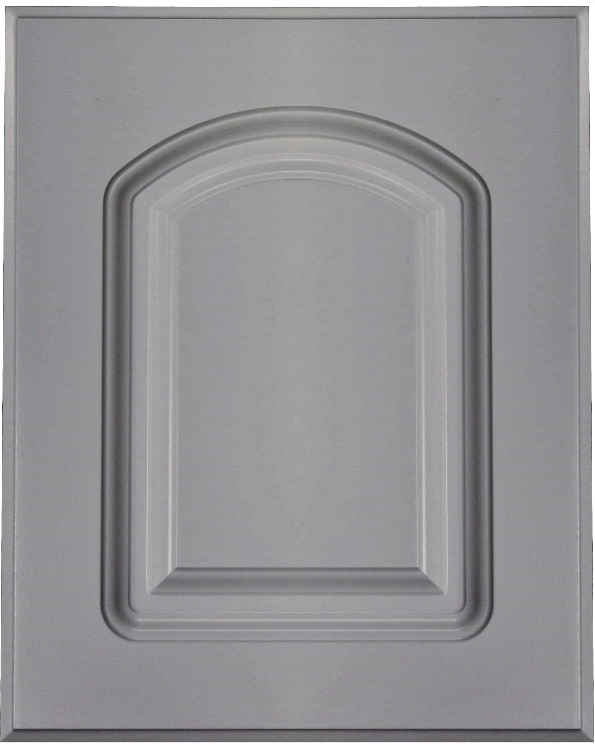 Naples Thermofoil Raised Arched Custom Cabinet Doors Cabinet Door Cabinet Doors 'N' More Smoke Grey RTF