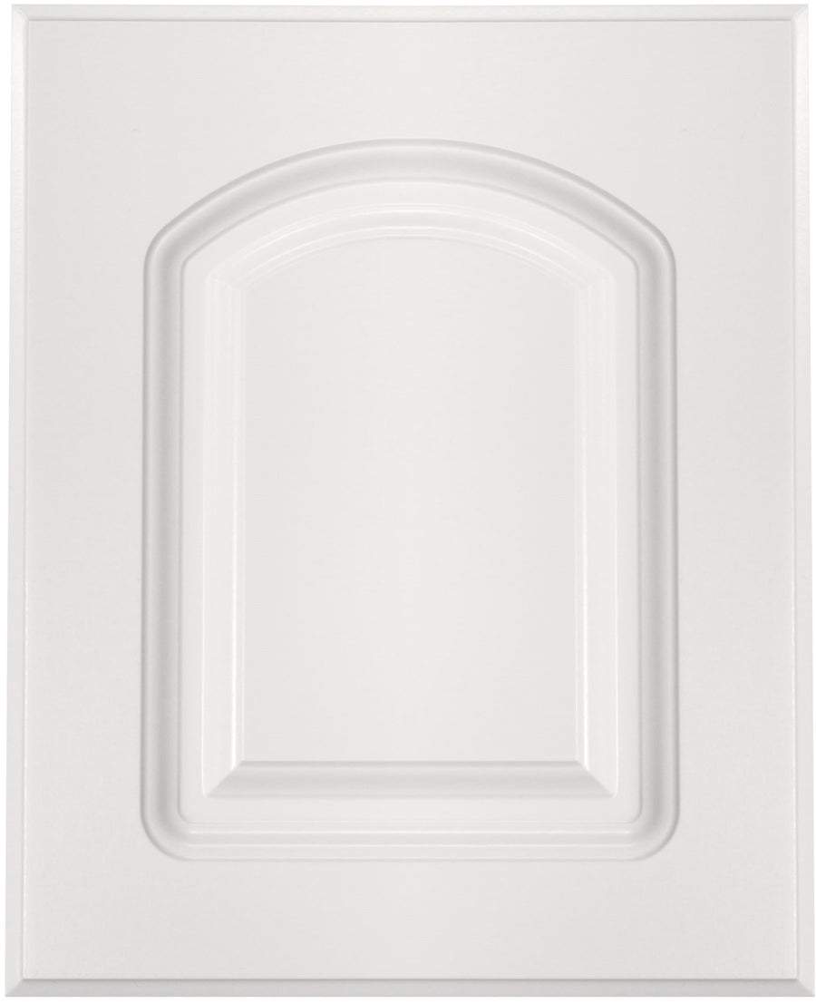 Naples Thermofoil Raised Arched Custom Cabinet Doors Cabinet Door Cabinet Doors 'N' More White RTF 