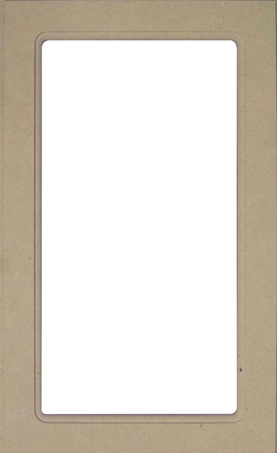 Naples MDF Mullion Custom Cabinet Door - 1 lite/frame only Cabinet Door Cabinet Doors 'N' More