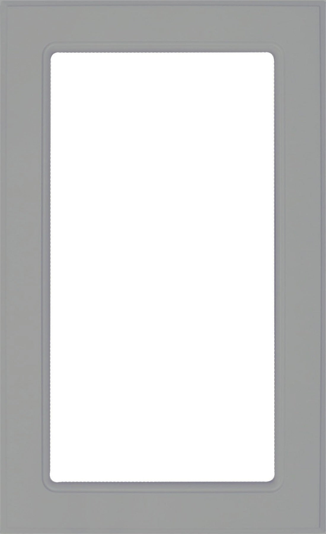 Mullion smoke grey textured matte door