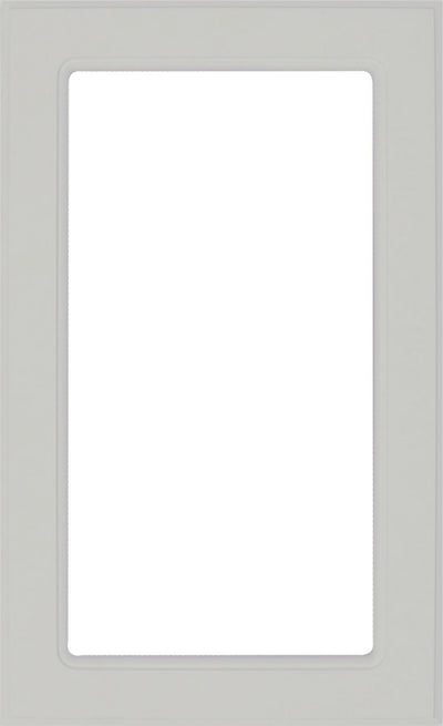 Naples Stone Grey RTF Mullion Custom Cabinet Door - 1 lite/frame only - Cabinet Doors 'N' More