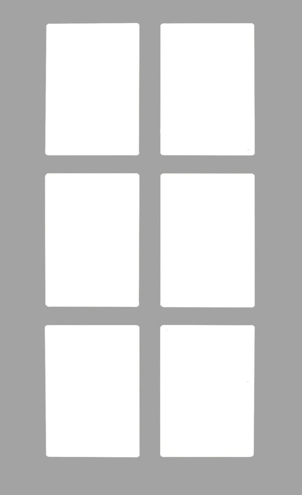 Smoke Grey Textured Boca Thermofoil Shaker Mullion Custom Cabinet Doors - 6 Lite