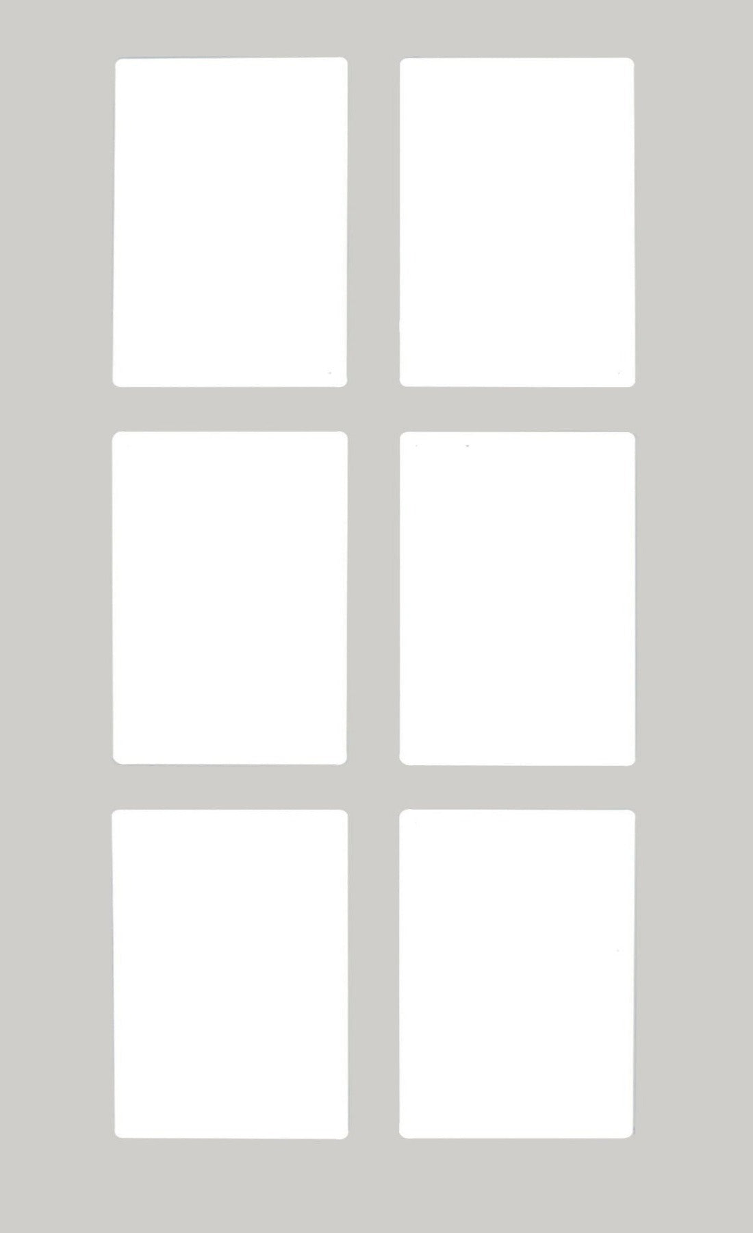 Stone Grey Textured Naples Thermofoil Shaker Mullion Custom Cabinet Doors - 6 Lite