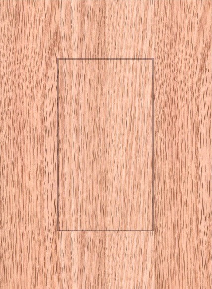 Kitchen and Bath Cabinet Door Samples Cabinet Doors 'N' More Newton Shaker Red Oak