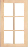 Wilmington Mullion Custom Cabinet Doors - 6 lite Cabinet Door Cabinet Doors 'N' More Paint Grade Hard Maple 