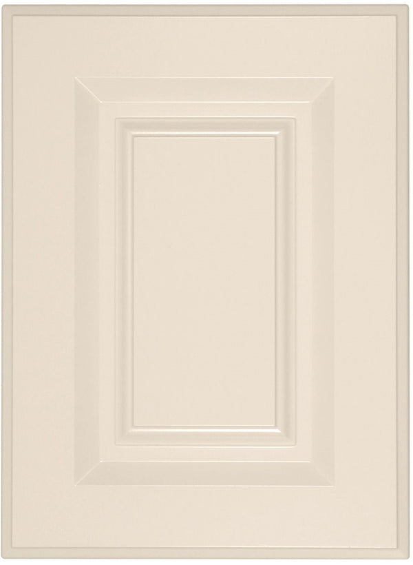 Antique White Smooth Satin Daytona Thermofoil Raised Square Cusotm Cabinet Doors