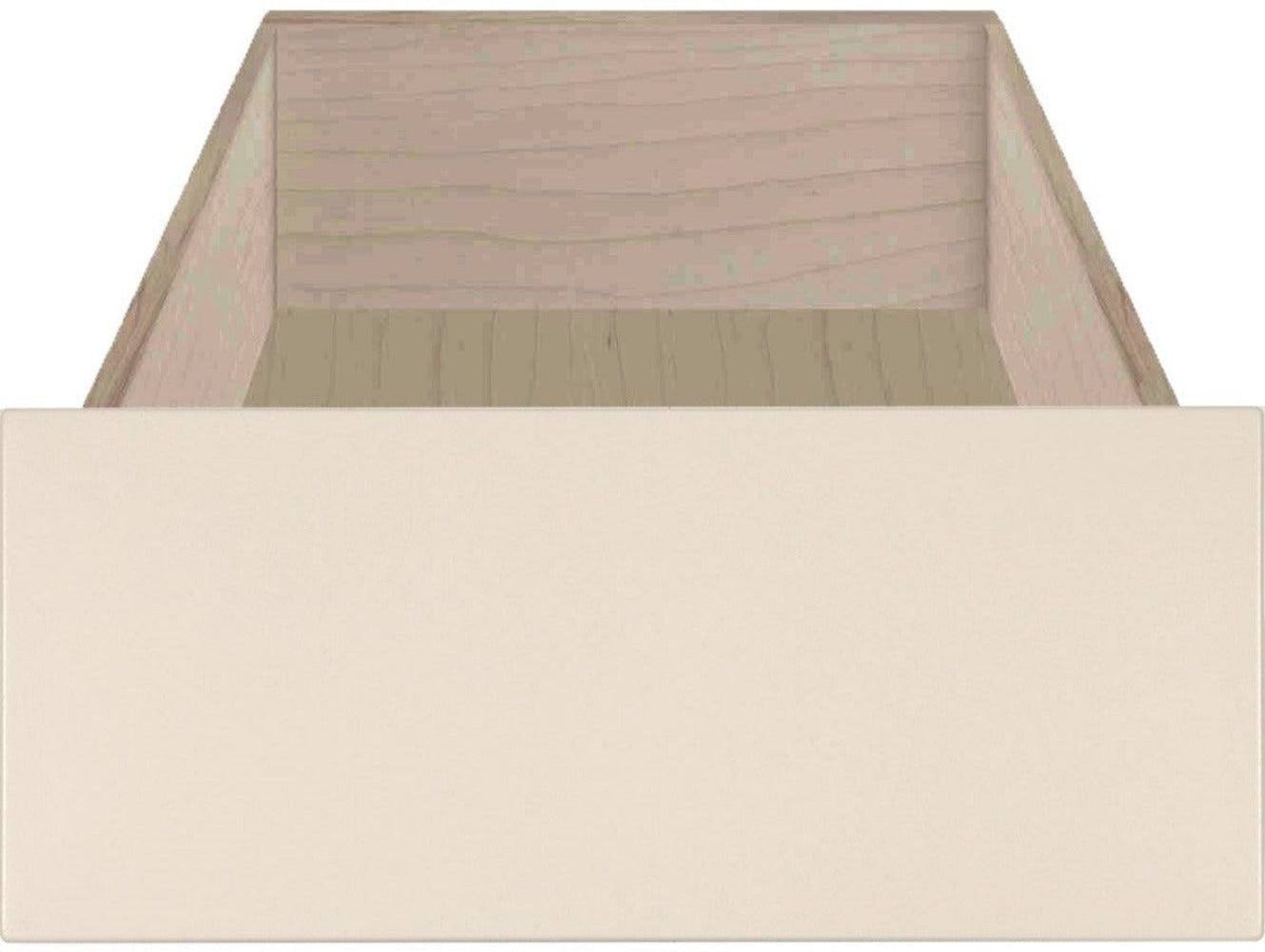 Antique White Smooth Satin Venice Thermofoil Shaker Slab Custom Drawer Fronts