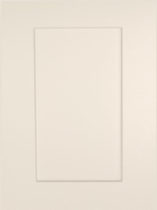 Antique White Smooth Satin Boca Thermofoil Shaker Custom Cabinet Doors