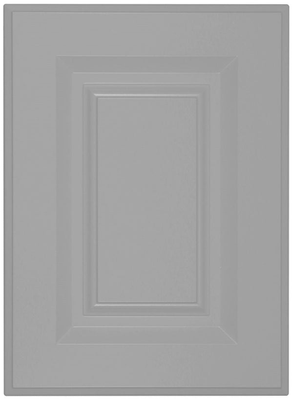 Smoke Grey Textured Matte Daytona Thermofoil Raised Square Cusotm Cabinet Doors