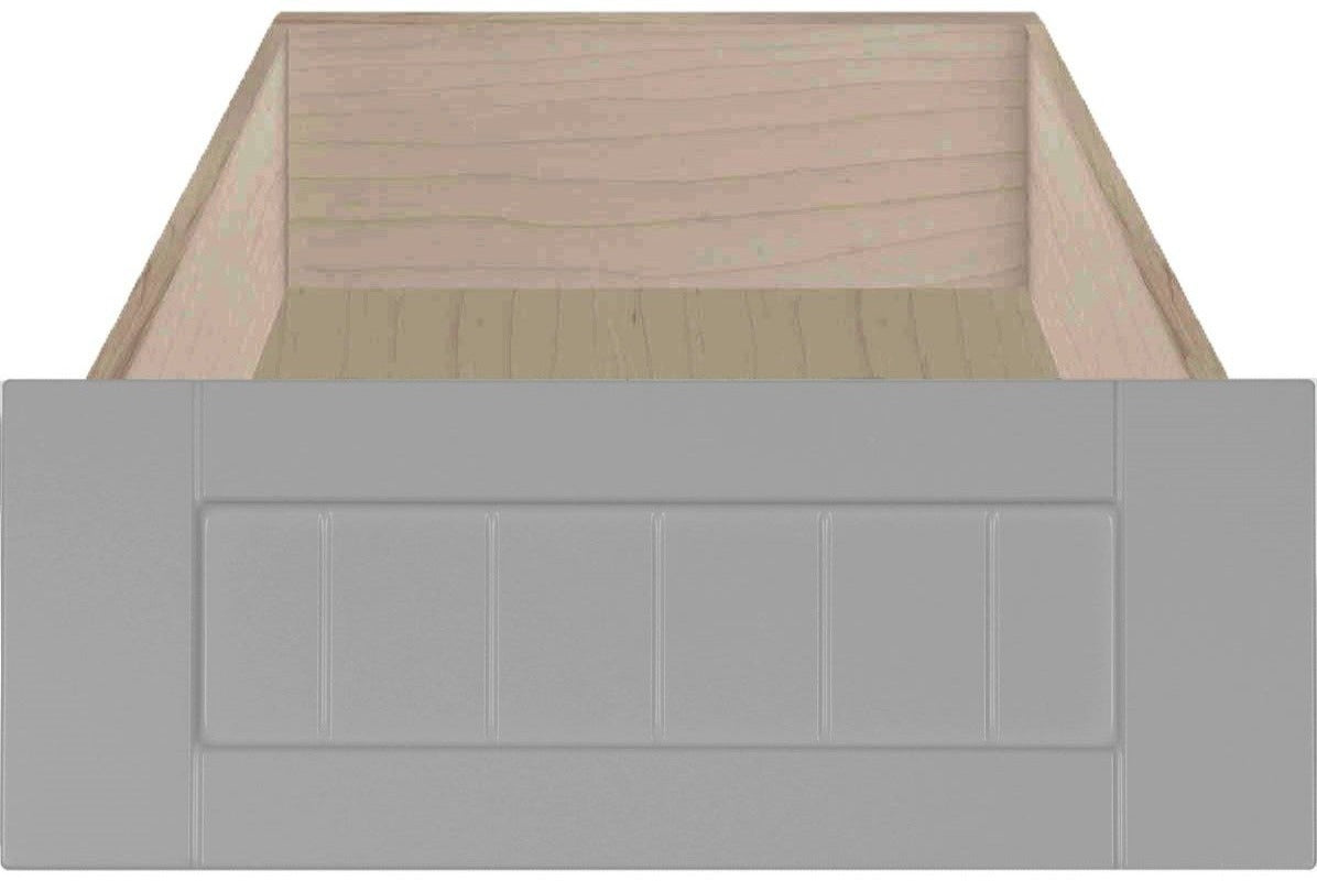 Smoke Grey Textured Matte Marathon Thermofoil Beaded Shaker Custom Drawer Fronts