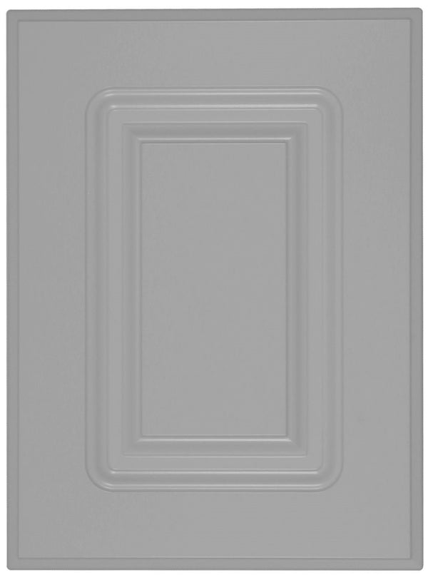 Smoke Grey Textured Matte Naples Thermofoil Raised Square Custom Cabinet Doors