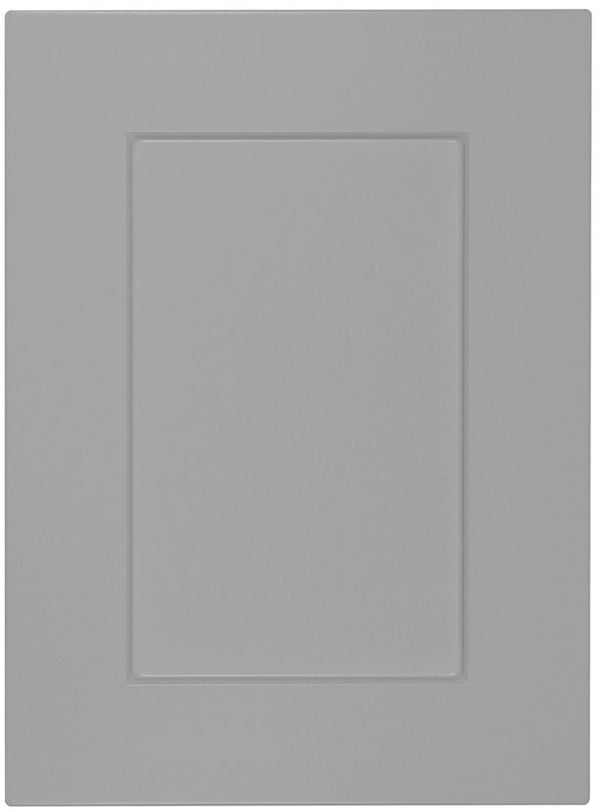 Smoke Grey Textured Matte Naples Thermofoil Shaker Custom Cabinet Doors