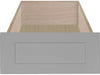 Naples RTF Shaker Custom Cabinet Drawer Fronts Drawer Front Cabinet Doors 'N' More Smoke Grey RTF