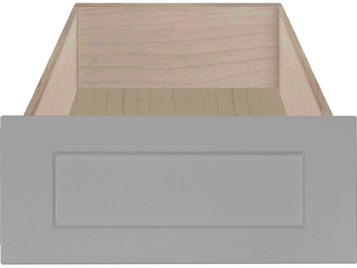 Smoke Grey Textured Matte Naples Thermofoil Shaker Custom Drawer Fronts