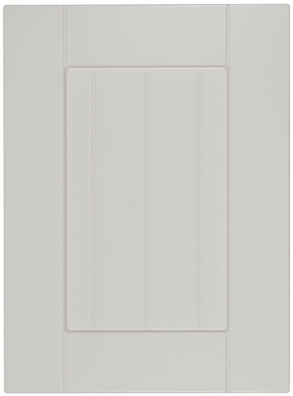 Stone Grey Textured Matte Marathon Thermofoil Beaded Shaker Custom Cabinet Doors