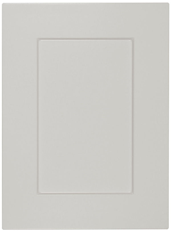 Stone Grey Textured Matte Naples Thermofoil Shaker Custom Cabinet Doors