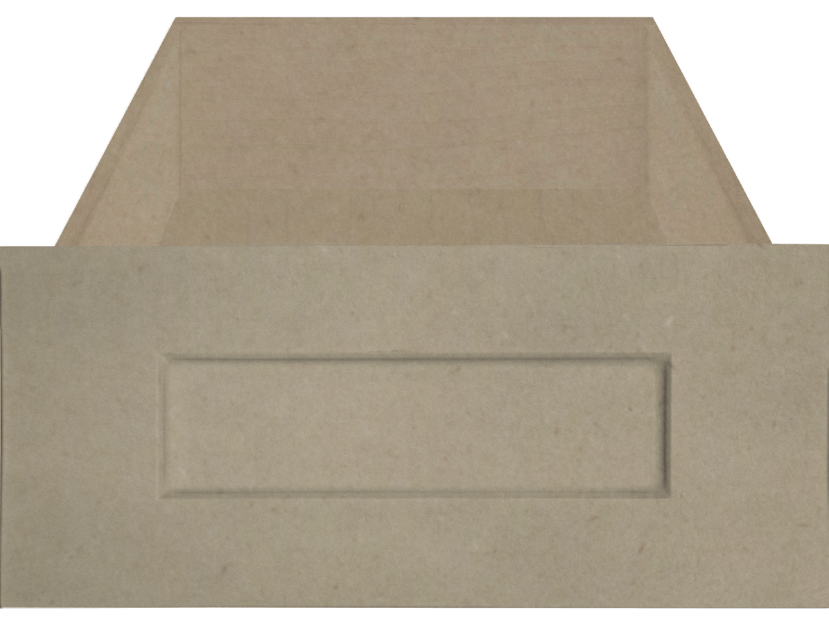 MDF Naples Thermofoil Shaker Custom Cabinet Drawer Front